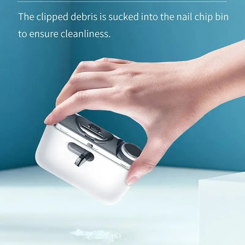 Intelligent Automatic Electric Nail Clipper Multifunction Nail Grinder Nail Polishing USB Charging image 5