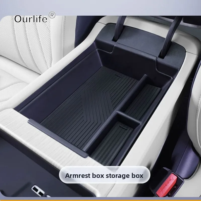 For Gwm Ora 5 2026 2027 Car Storage Box Interior Accessories Center Console Armrest Box Storage Organizer Tidying Tray
