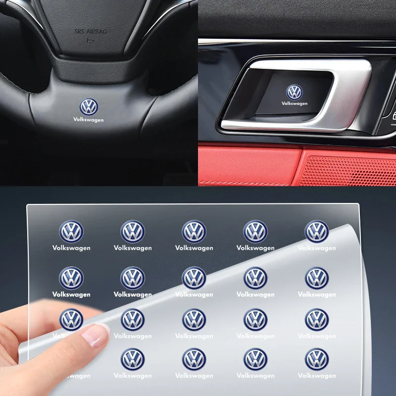 

1/2/5/10pcs Car Stickers emblem Auto Decor Decals Window Wiper Stickers For Volkswagen Citroen LEXUS Dacia Tesla Cadillac Toyota