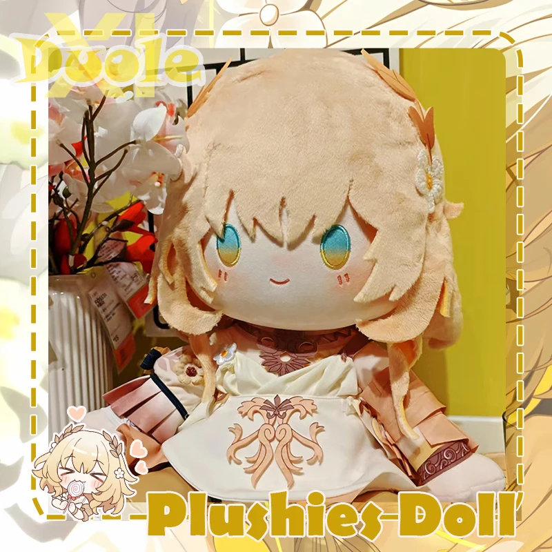 

40cm Game Honkai Star Rail Aglaea Plush Doll Plushies w/Clothes Accessories Anime Stuffed Soft Sitting Cotton Toy Posture Figure