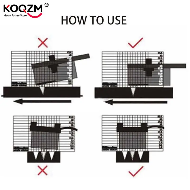 TOCADISCOS de vinilo LP, regla de Azimuth, Cartucho de equilibrio, regla de Azimuth, tocadiscos de carcasa de cabeza