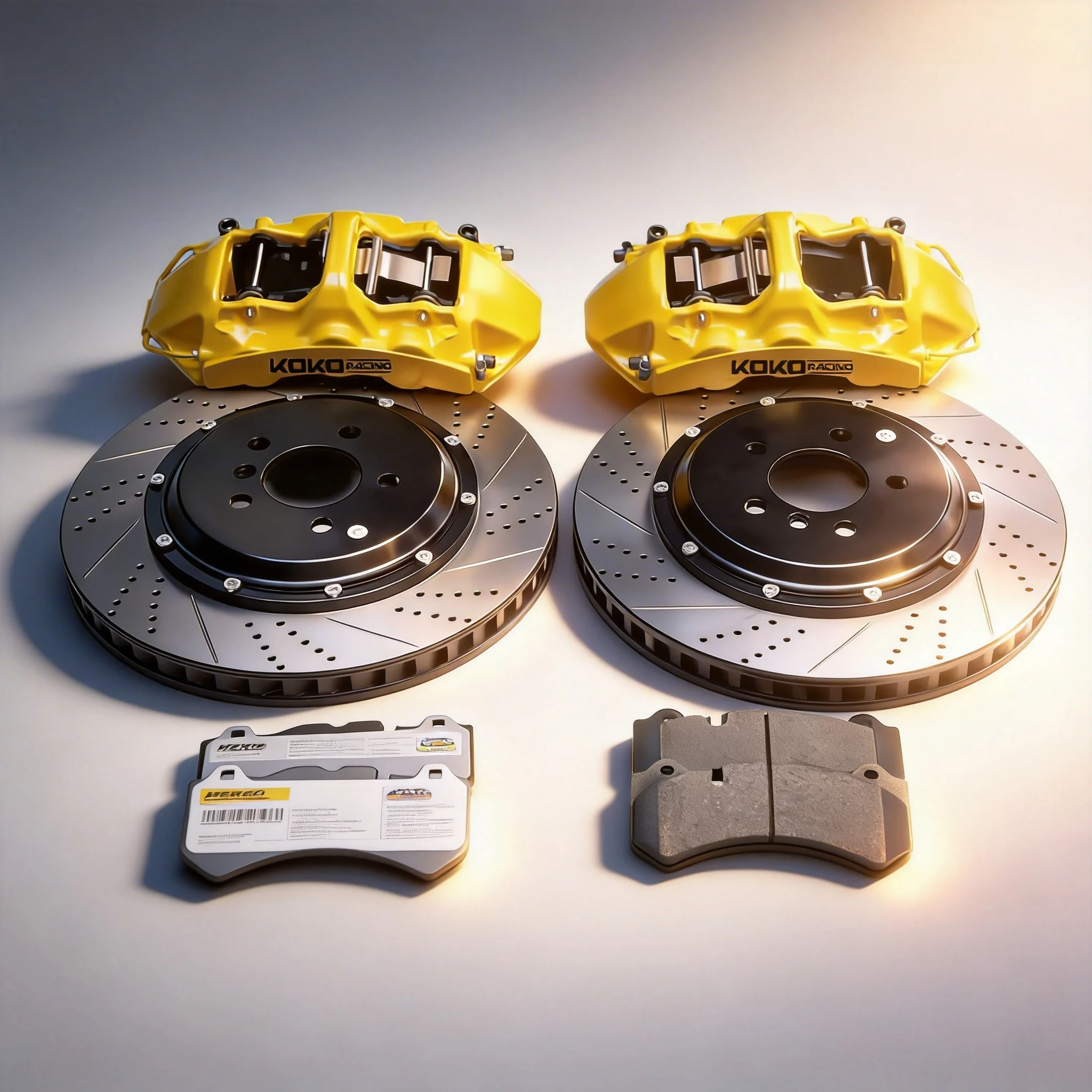 

Koko Racing Front Brake Systems 6 Pot Upgrade Car Brake Accessories Big Brake Kits for BMW BMW E39 E46 M3 E60 18-21 inch wheels