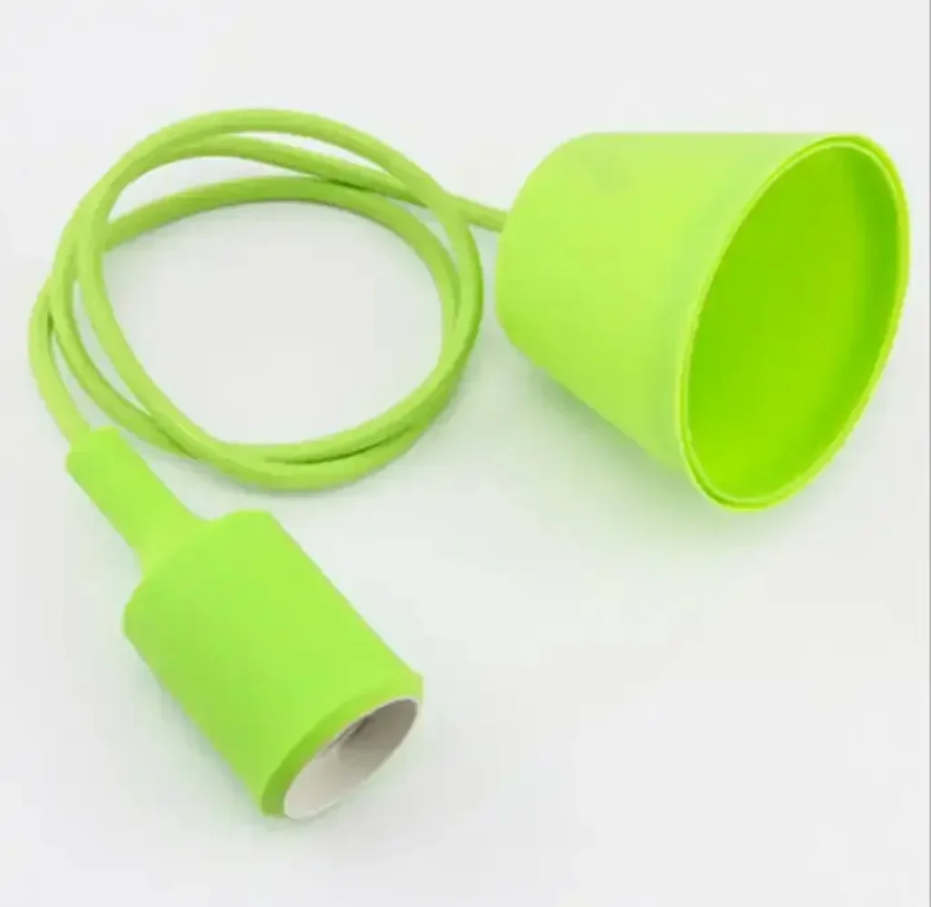 Multicolor Silicone Pendant Chandelier Lamp Holder for Edison Bulbs - Colourful Lighting Accessory