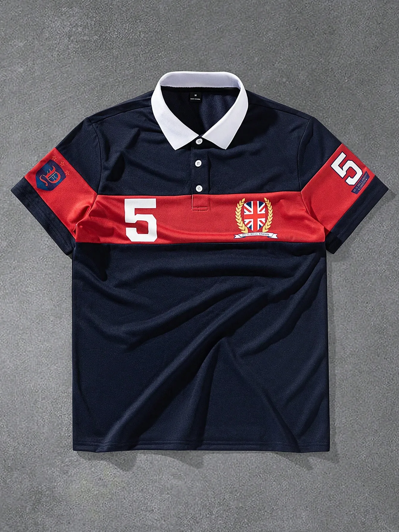 2026 Summer New Style Men's Polo Shirt with Letter Print Breathable Lightweight Casual and Fashionable Men's Clothing
