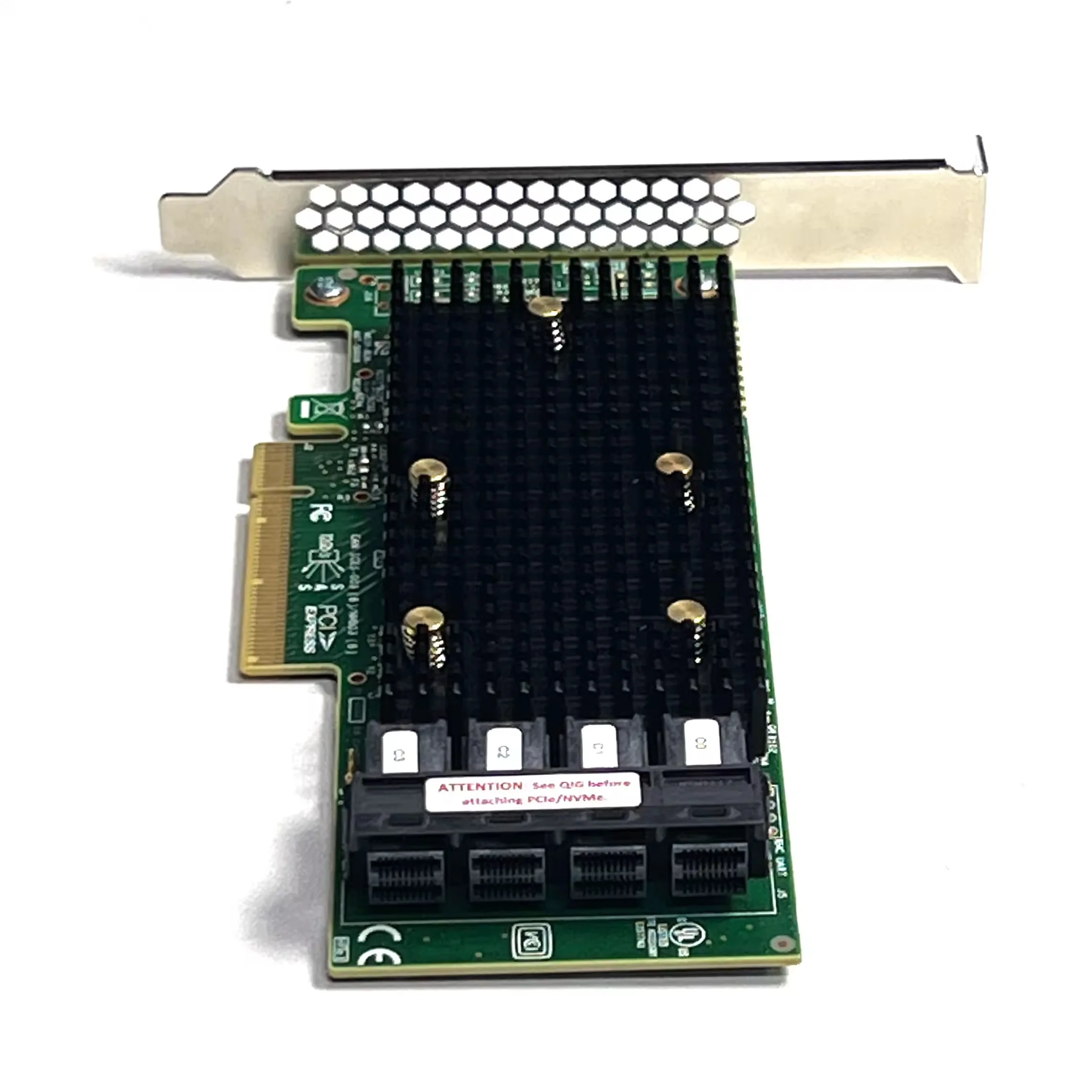 LSI 9400-16i SATA/SAS HBA Controller RAID 12 Gbps PCIe 16 Port Support NVME HDD
