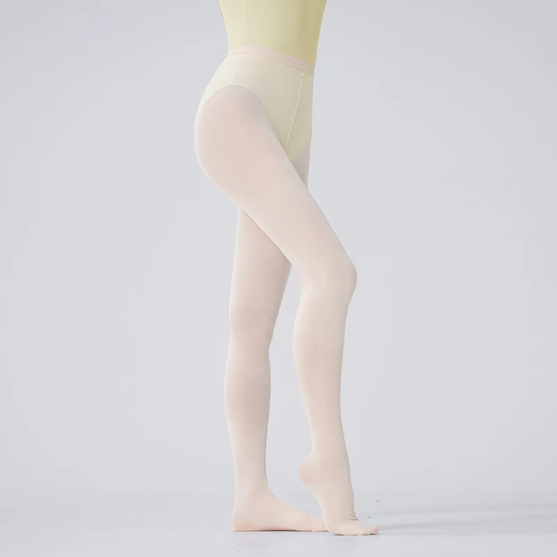 

Балетные колготки для девочек и женщин, колготки-трансформеры для танцев 60D, леггинсы с отверстием для экзамена и практики