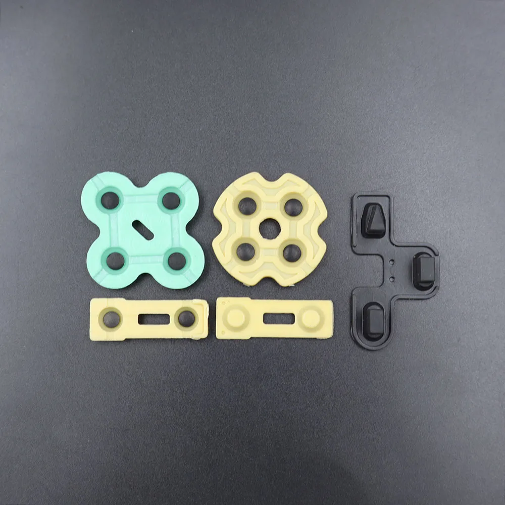 1 مجموعة ل PS2 PS3 PS4 PS5 PSP1000 استبدال موصل السيليكون D منصات المطاط زر تحكم إصلاح جزء #2