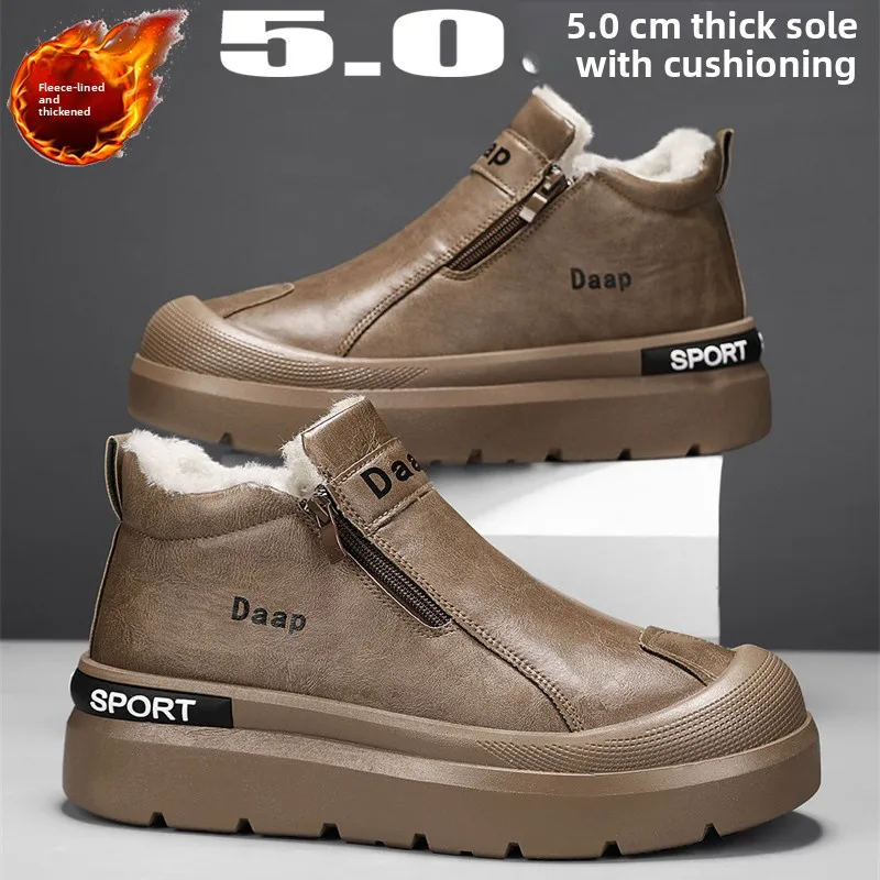 bottes-d'hiver-impermeables-pour-hommes-nouvelles-bottes-en-cuir-fourre-antiderapantes-epaisses-chaudes-doublees-de-polaire-pour-l'exterieur
