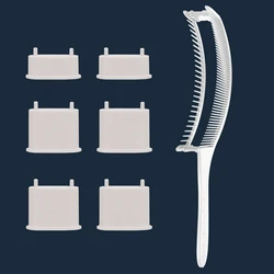 Kit de peines de corte de pelo superior plano para hombres, diseño de arco, peine de guía de posicionamiento curvo, herramientas de peluquería de salón