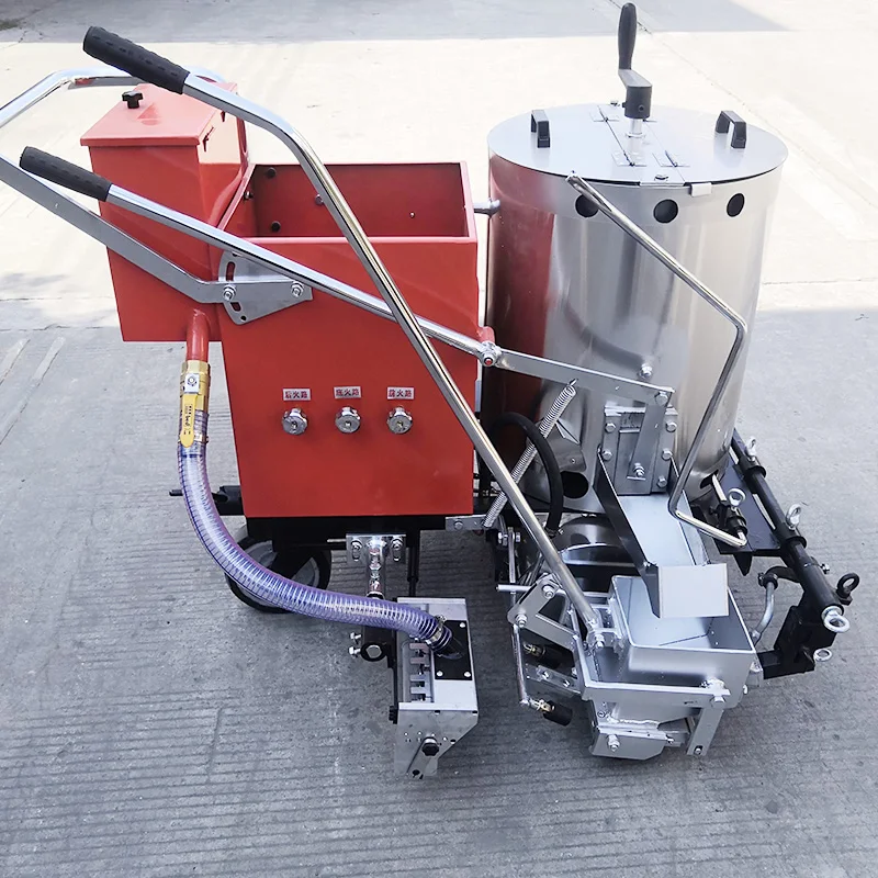 Customized Road Marking Machine with Large Capacity Hopper Thermoplastic Hot Melt Line Striper for Long Time Working