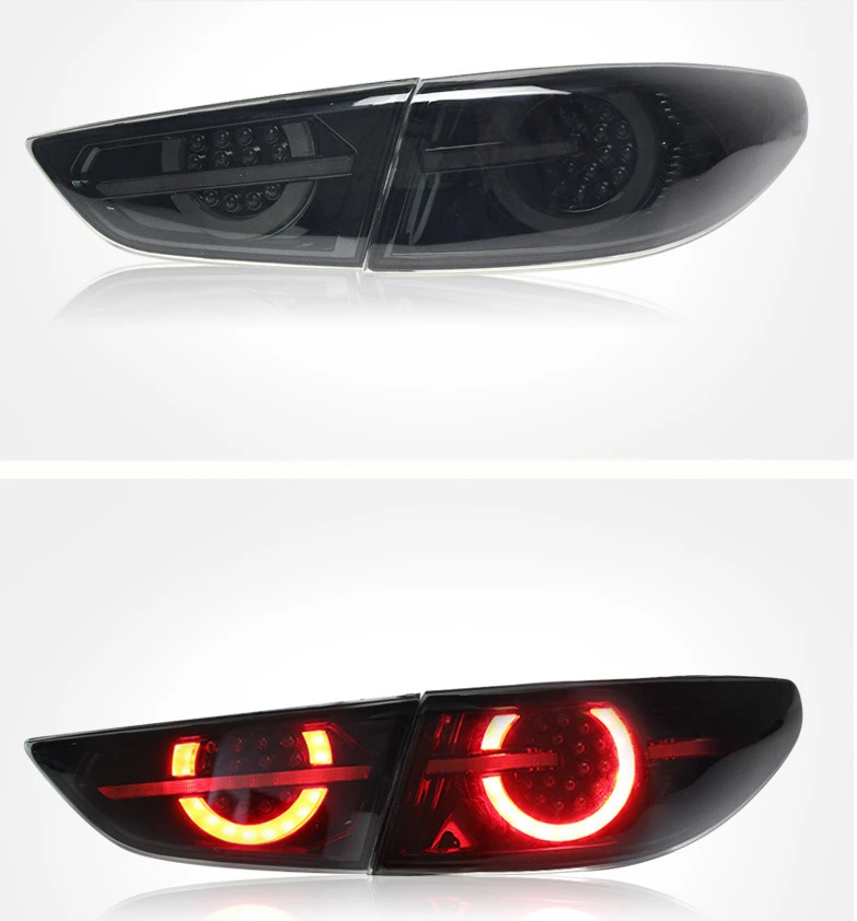 Pair Taillight assembly For 2020-2024 Mazda 3  LED Modify the brake lights, reversing light,reverse the lights，turn signal