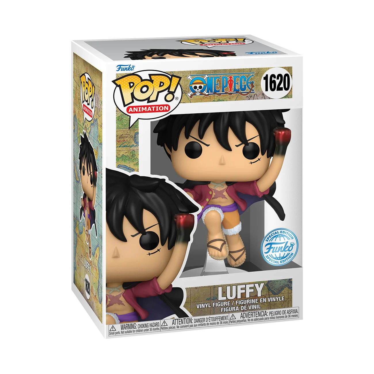 Monkey D Luffy 1620 Action Figures Funko Pop Anime One Piece da collezione in edizione limitata Figurine Decorazione del desktop Modello giocattolo