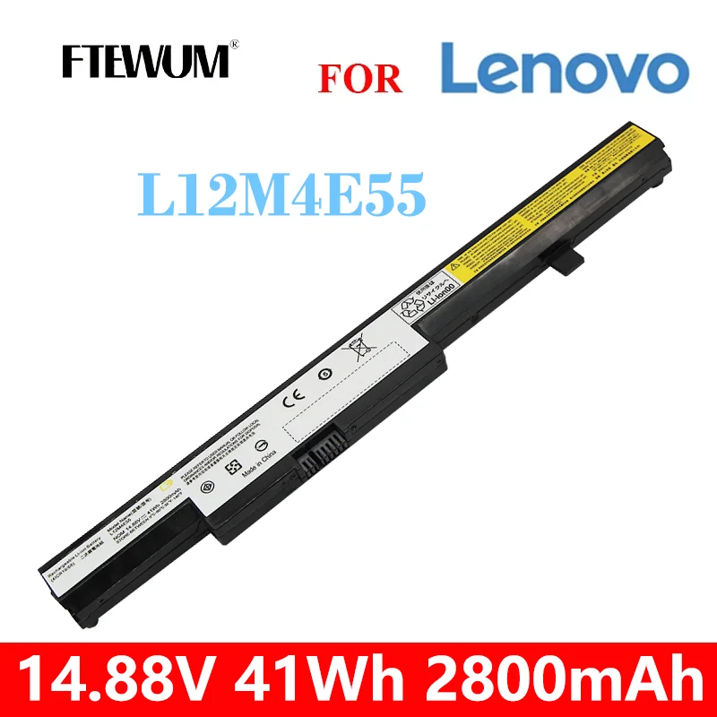 

L12M4E55 Laptop Battery 14.88V 2800mAh 41Wh 4 Cells For Lenovo B40 E40-80 B41 B50 B51 E51 N40 E41 N50 E40-70 m-30-35-45 M4400