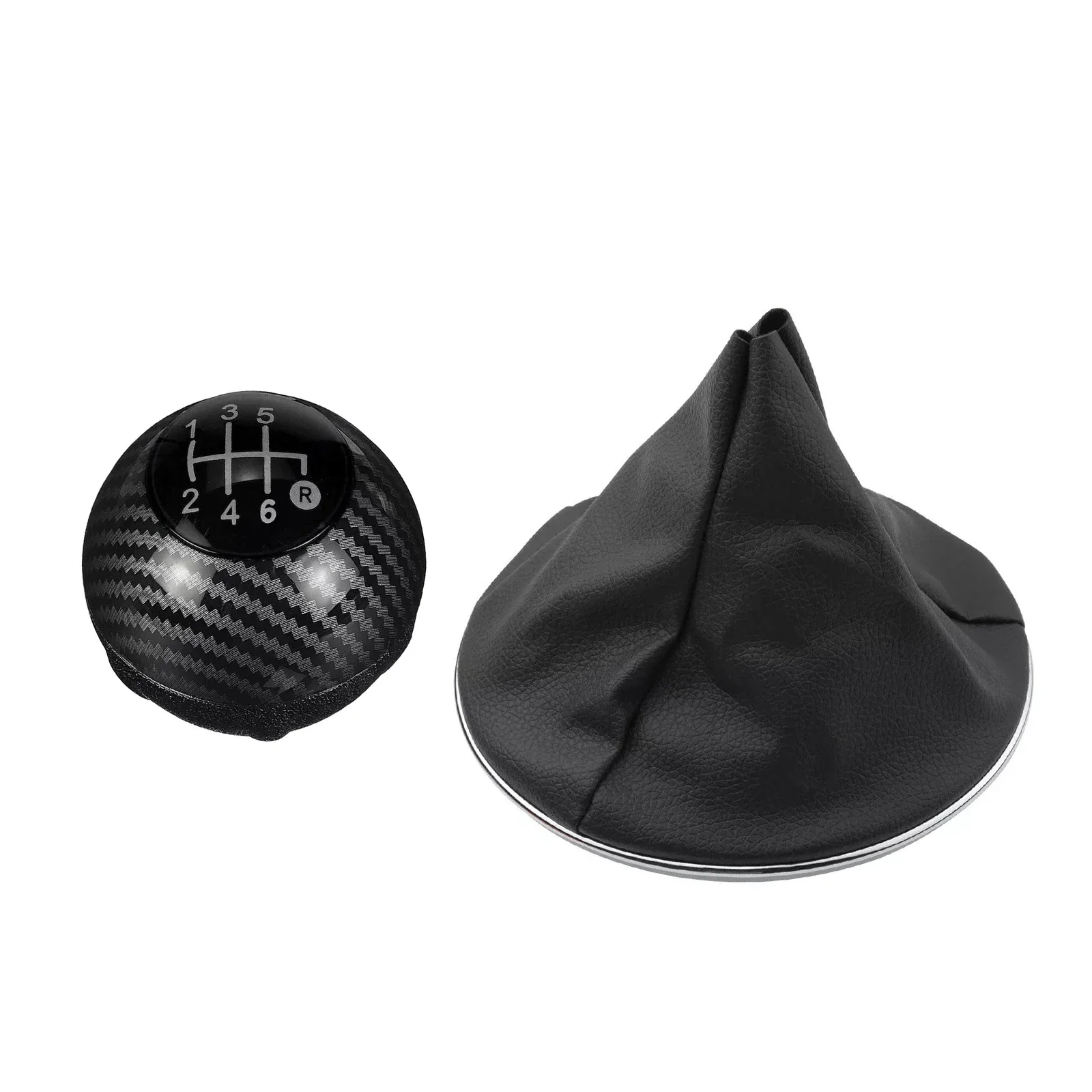 

Automotive Accessories Carbon Fiber Shifter 6-Speed Shifter Custom Fit Knob Black Carbon Fiber Car Interior Upgrade