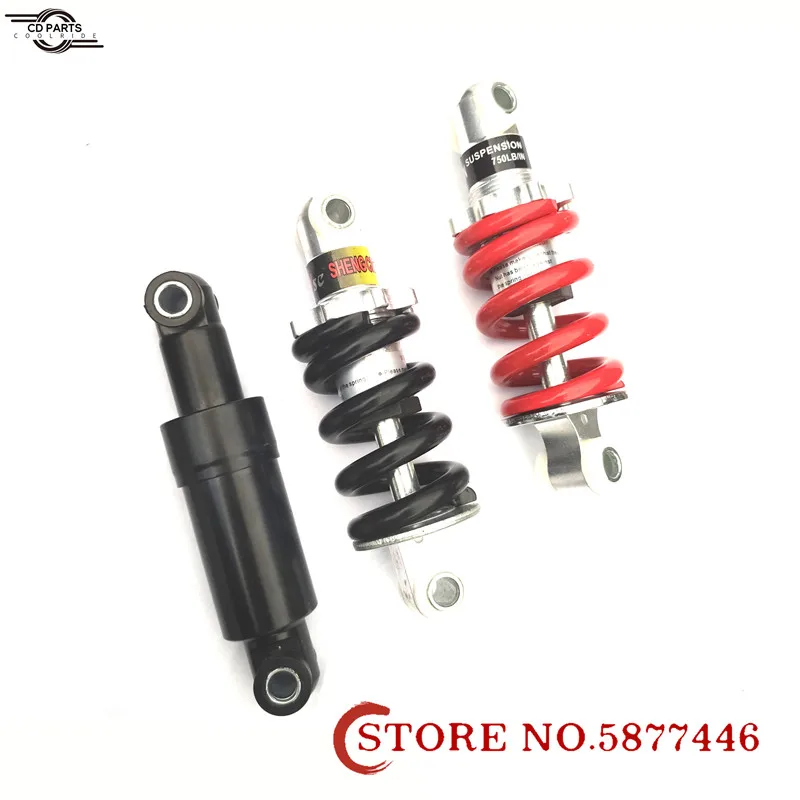 125mm 750lbs 1500lbs Suspension Shock Absorber Is Suitable for Electric Scooter Bicycle Aluminum Alloy Spring