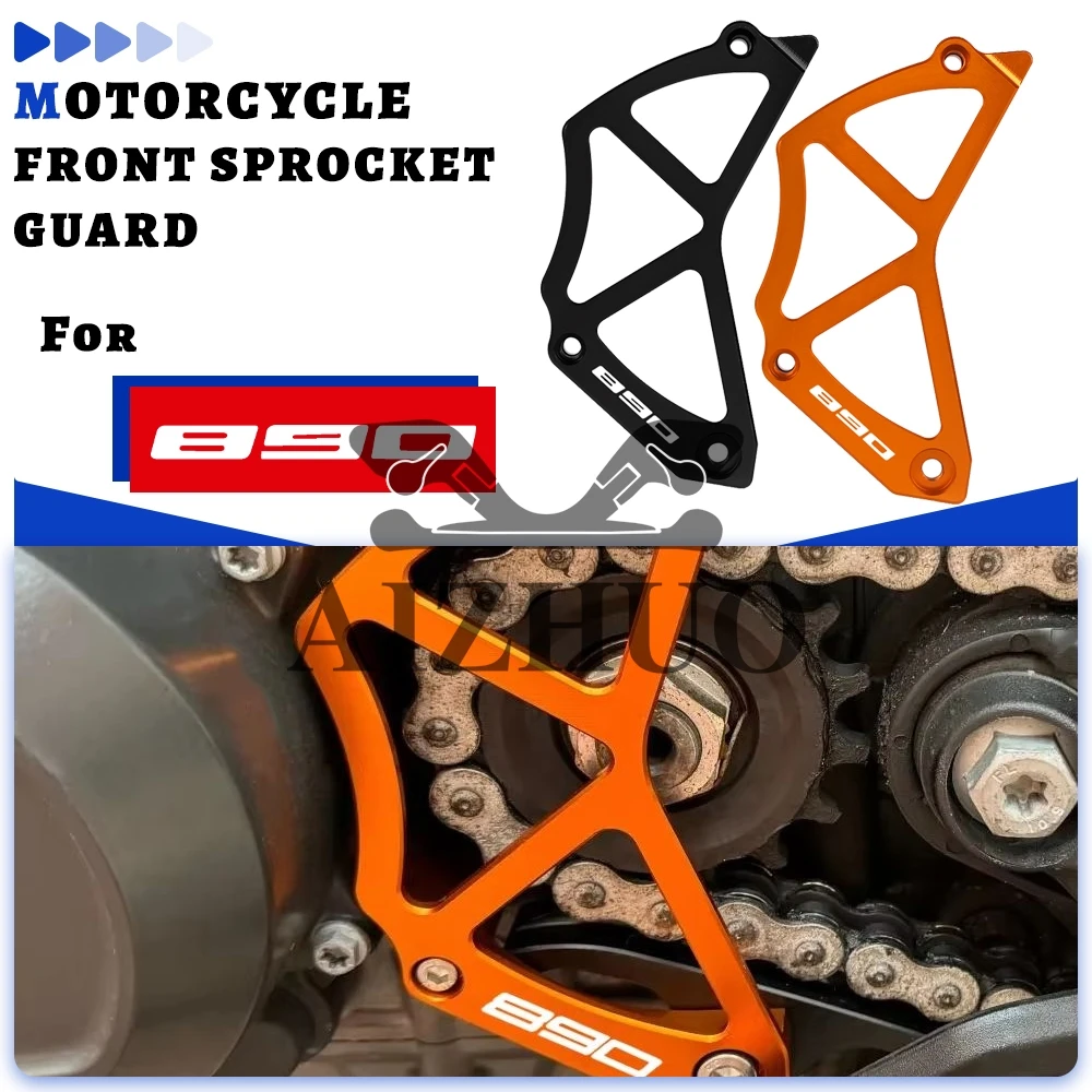 

Motorcycle Accessories For 790 890 Adventure S R 790 Duke 890 Duke R 2019 - 2024 2025 Front Sprocket Chain Cover Guard Protector
