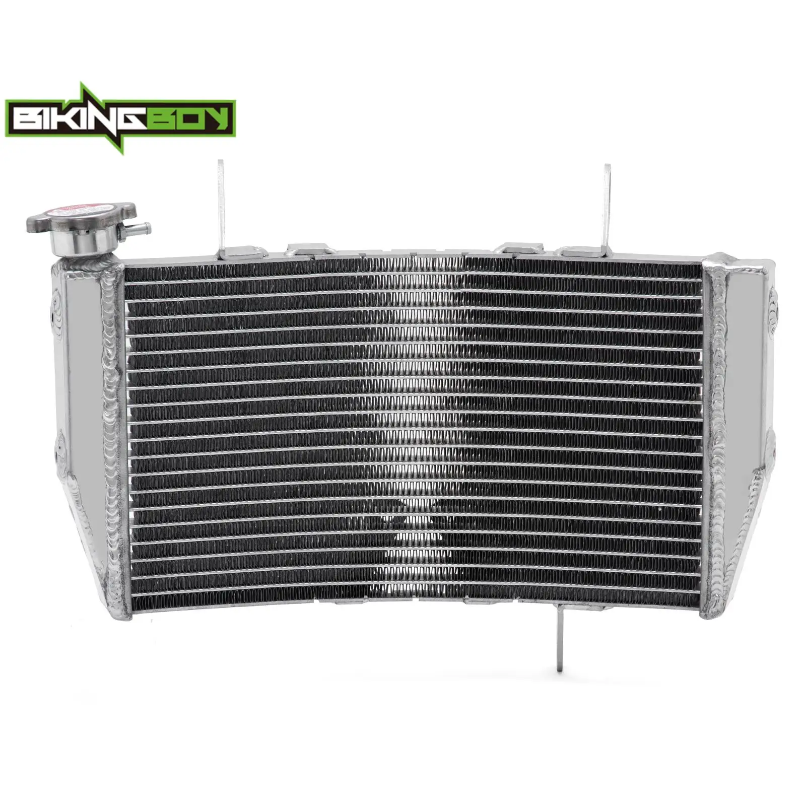 BIKINGBOY Engine Radiator Cooling For Ducati Hypermotard 950 19 20 21 22 23 RVE SP Water Cooler Aluminium Alloy Core Polished