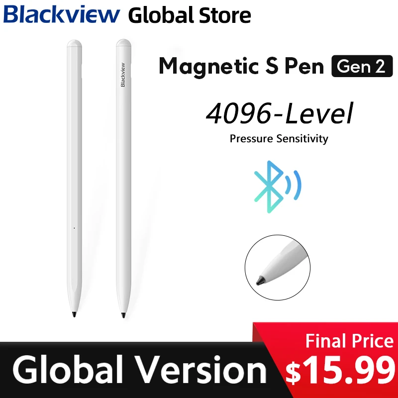 Blackview Tab 18  Magnetic S Pen Gen 2  4096-level Pressure Sensitivity  Stylus Pen