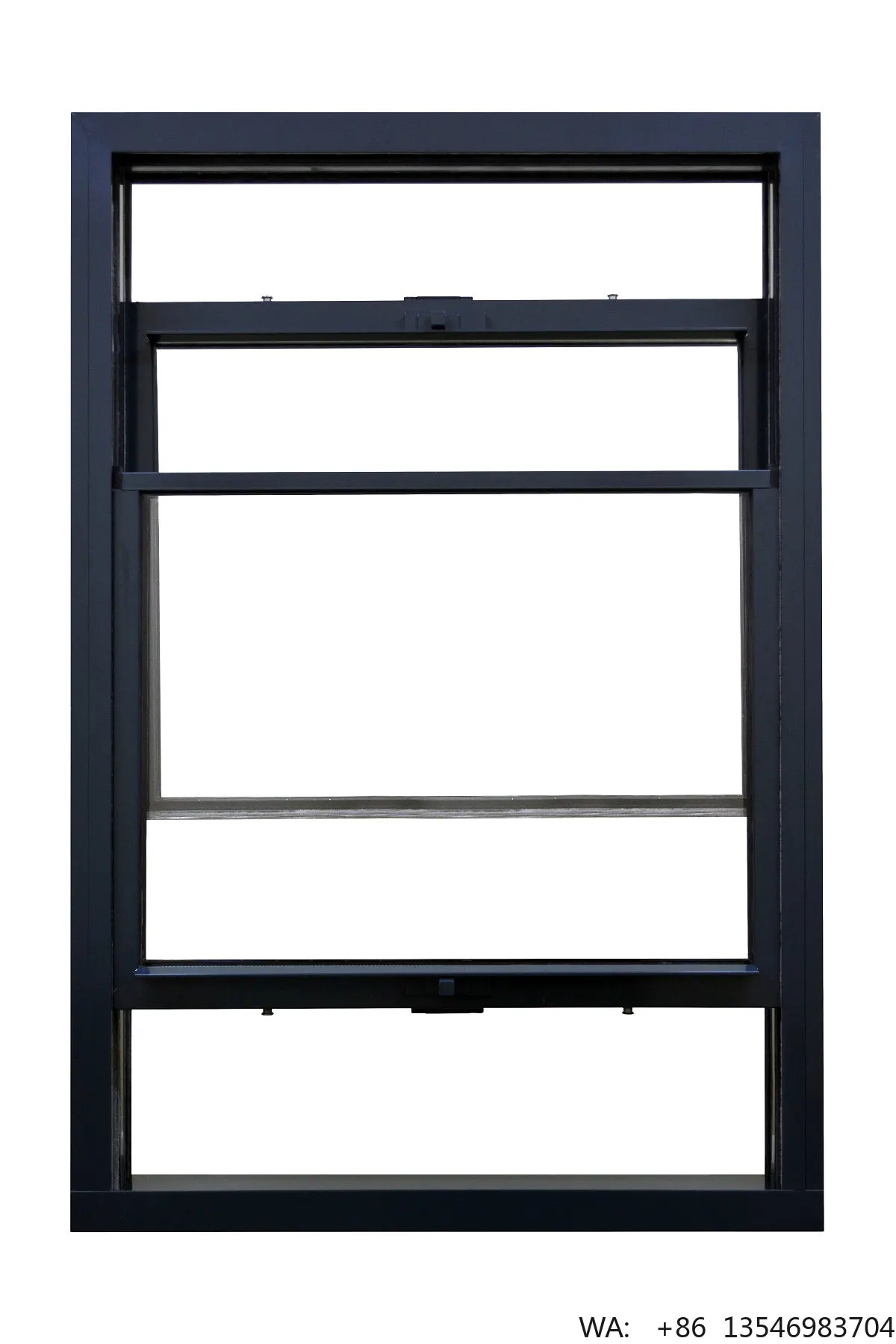

American Style Soundproof Aluminum Vertical Sliding Window PVC Fiberglass Frame for Bathroom Use