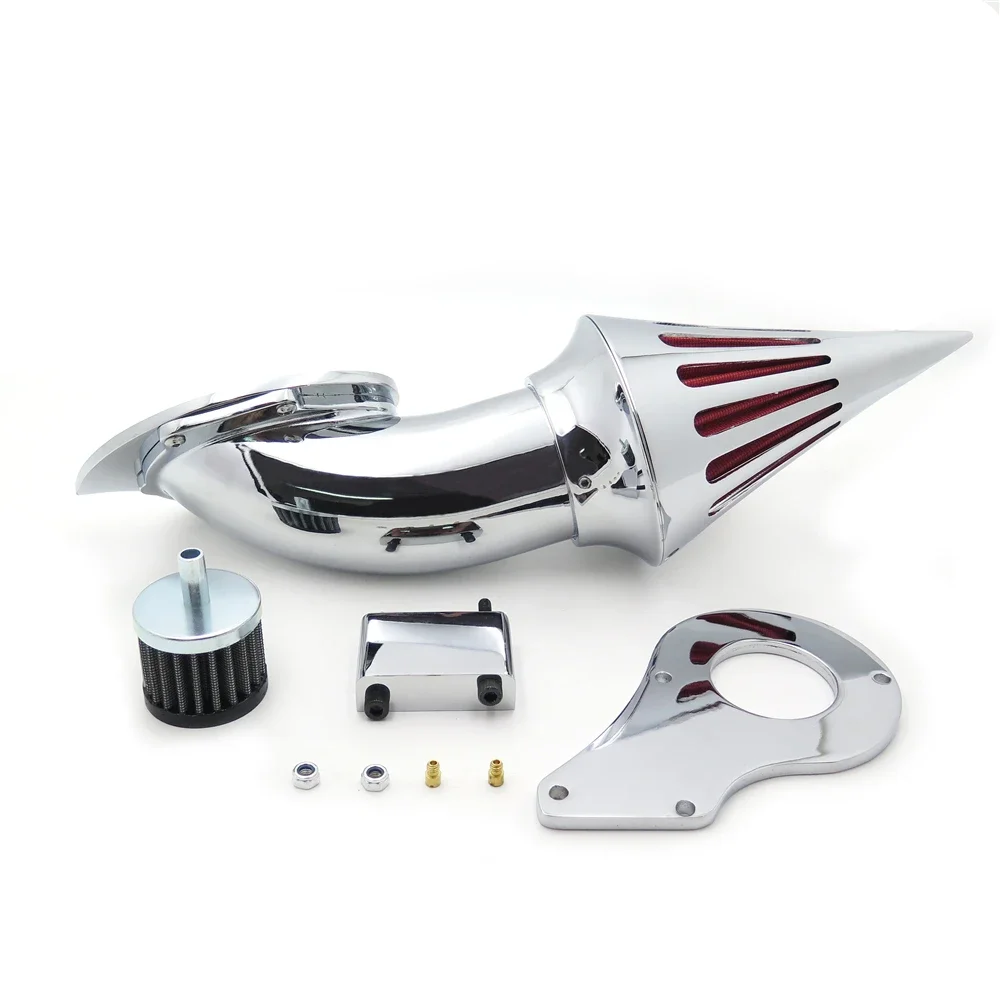 For Honda Shadow 600 VLX600 1999-2013 Spike Air Cleaner Kits Intake Filter Chromed Aftermarket Motorcycle Parts