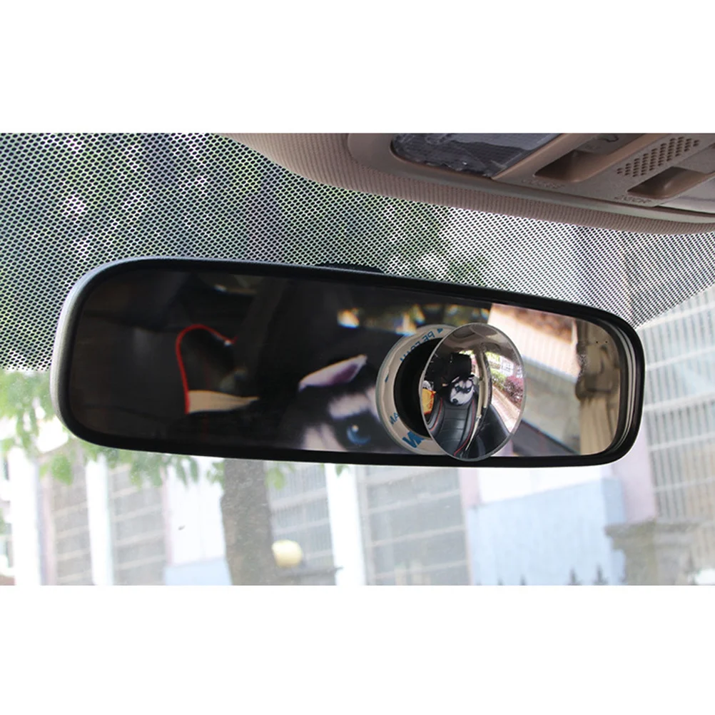 

Single Small Circular Car Door Side Auxiliary Mirror Wide Angle Blind Spot Rearview Assistant for Universal Vehicles
