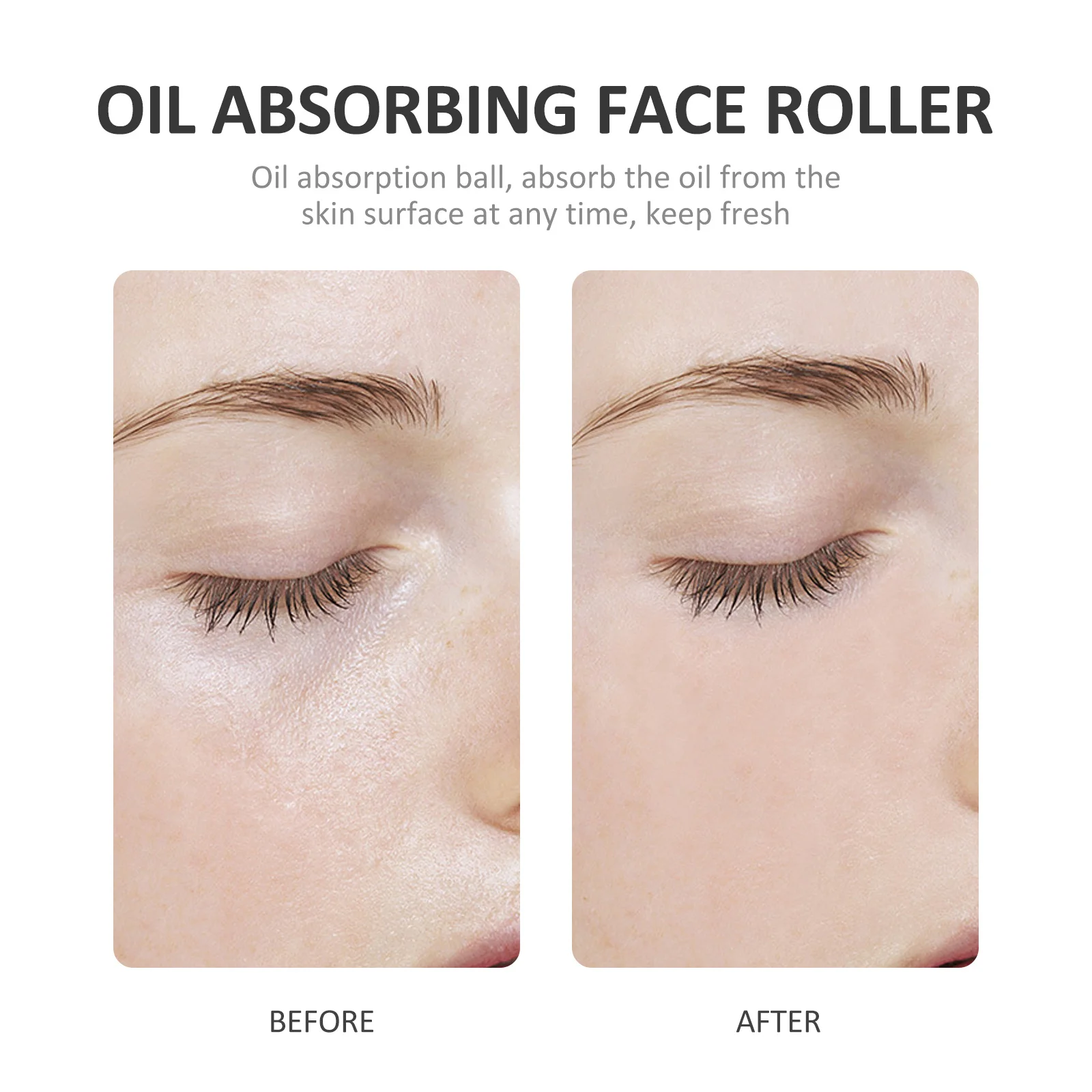 

Oil Absorbing Face Roller Volcanic Stone Portable Compact Design Facial Oil Control Rapid Absorption for Daily Use