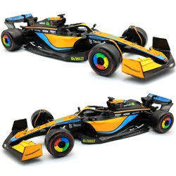 Bburago 1:43 2022 F1 McLaren MCL36 #3 Daniel Ricciardo #4 Lando Norris Alloy Luxury Vehicle Diecast Cars Model Toy