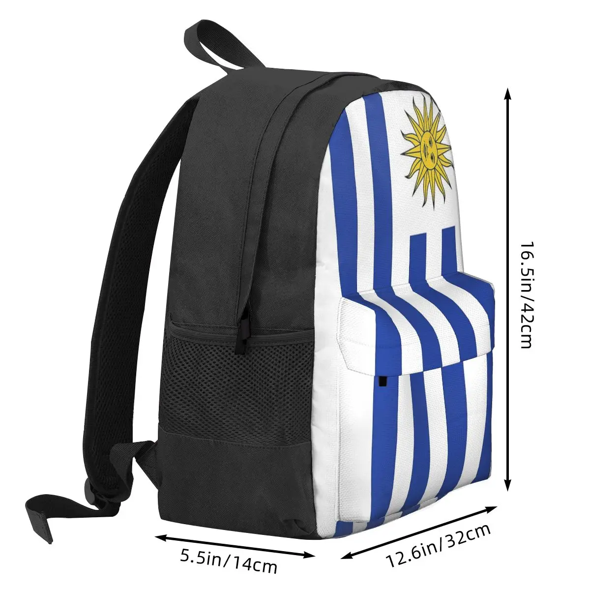 Mochila con bandera de Argentina para niños y niñas, morral escolar de dibujos animados, mochila de viaje, bolso de hombro