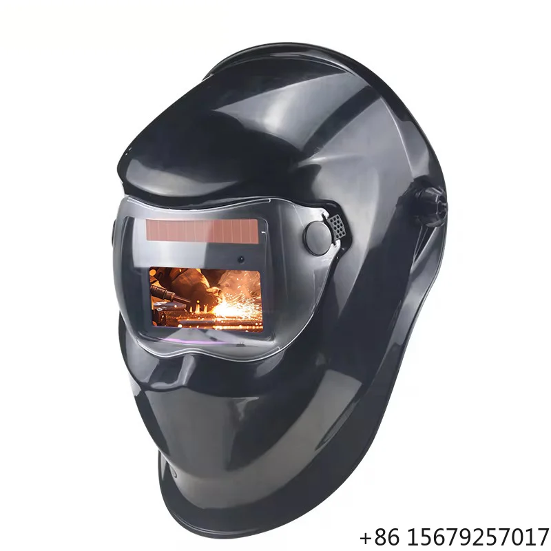 Welding Helmet With Light Solar Auto Dimming Welder Mask for Men 1/1/2 Top Optical HoodLight and Dark Can Be Adjusted