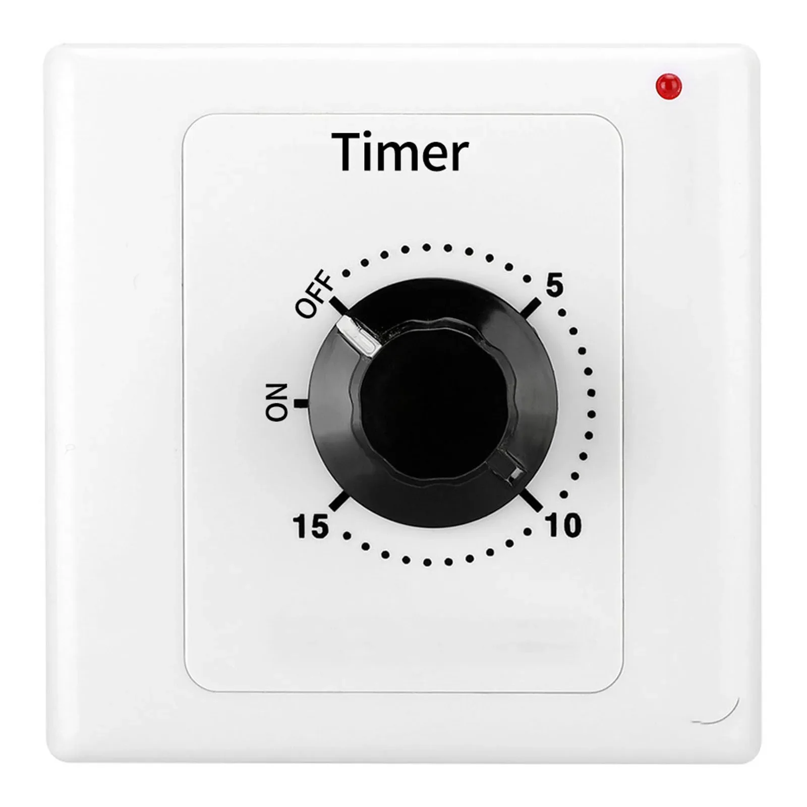 

AC250V 15A Timer Switch for Precise Countdown Control of Electrical Appliances with Easy Installation and LED Indicator