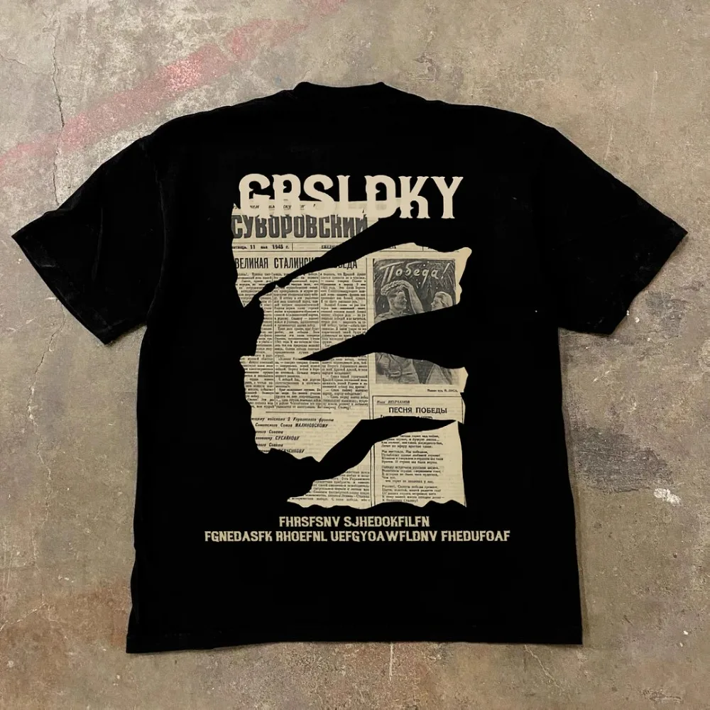 

Pi Shuai Winter New Pure Cotton Men's and Women's Fashionable High Quality Daily Leisure Versatile T-shirt