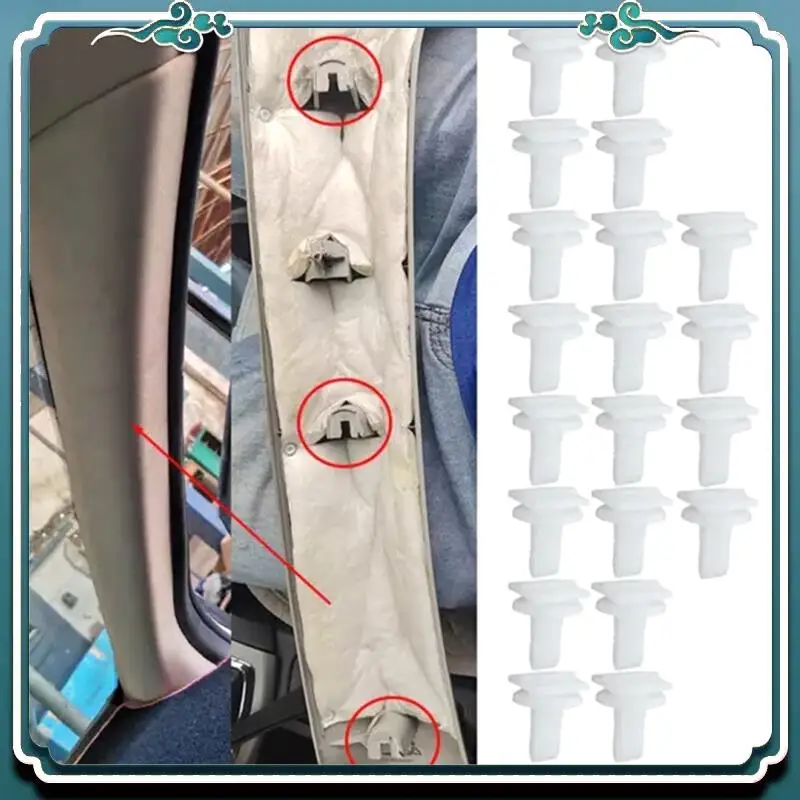 

ABTU-20Pcs Windshield A Pillar Fixed Clip For Ford For Fiesta 1020193 6877869 W702412-S300 Automobile Interior Trim Clips