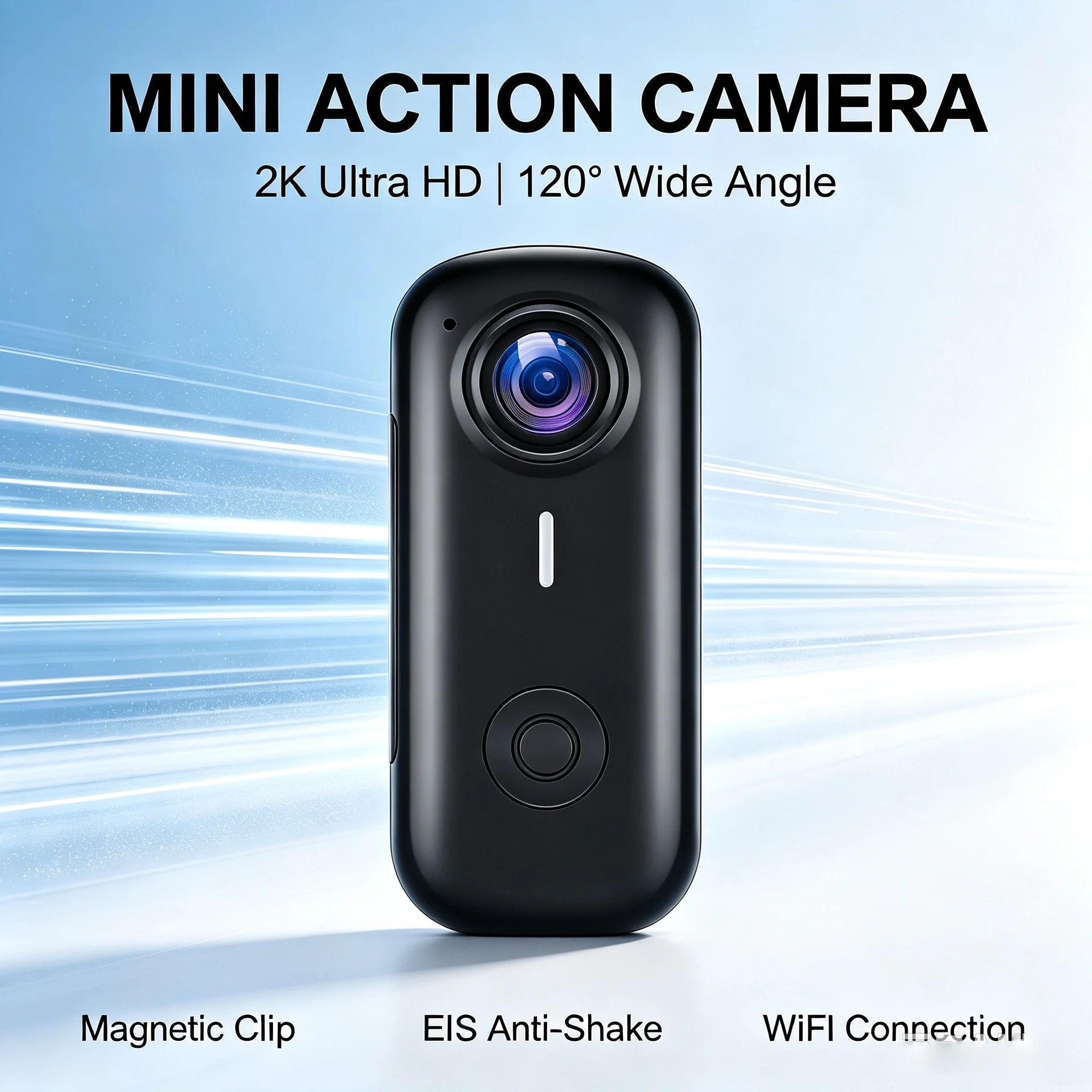Compact Camera Mirrorless - Cámara Deportiva Magnética y Portátil con