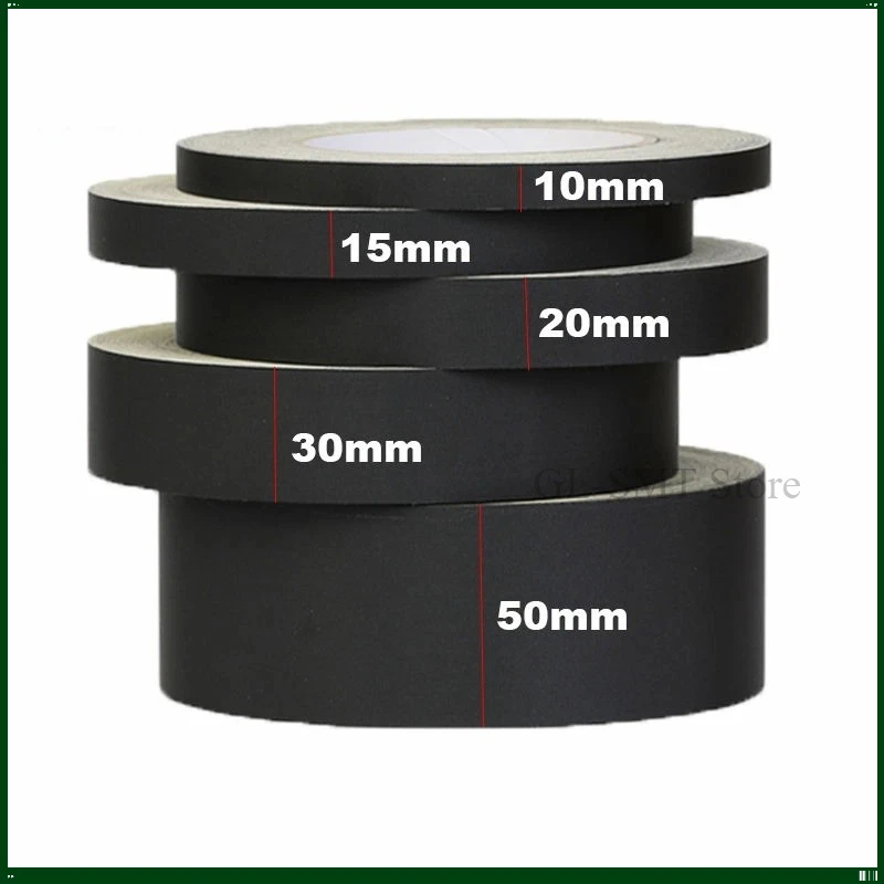30M Black Acetate Cloth Single-sided Adhesive Tape Wire Bnding High Temperature Resistance Tape For Electric Phone LCD Repair