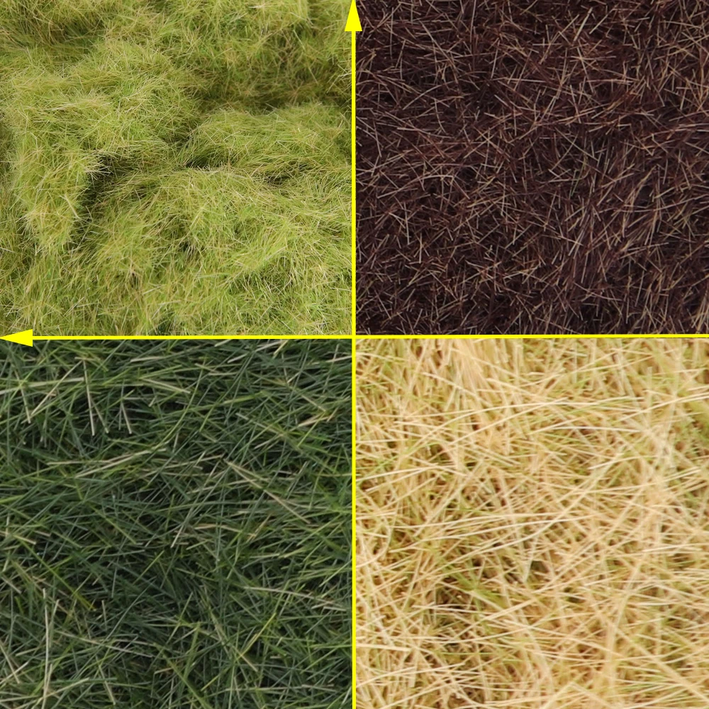 Diy Modeling Aritficial Static Grass Tuft 5MM/8MM Grass Powder for HO OO N Railway Train Layout/Terrain Kits/Military Wargaming