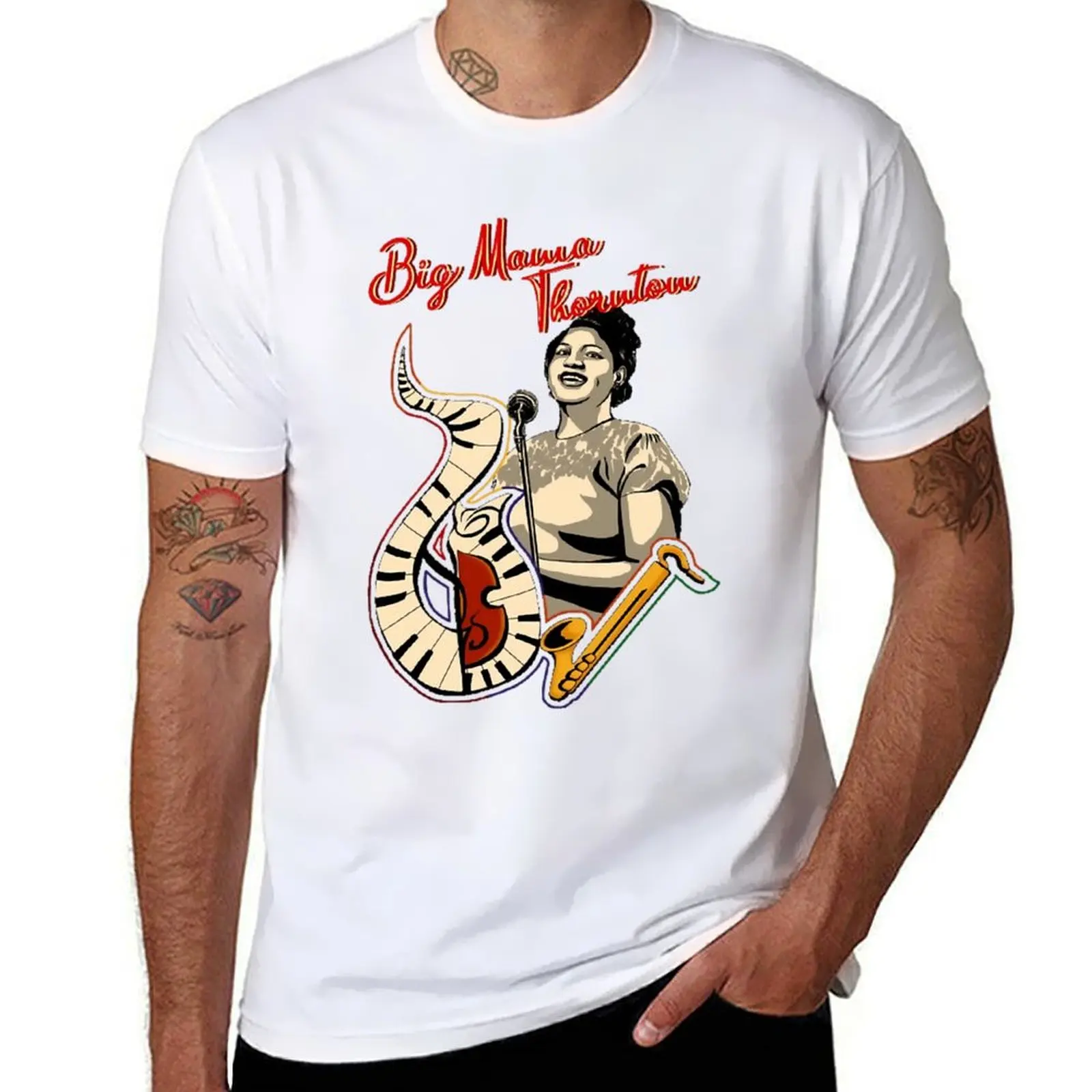

Big Mama Thornton T-Shirt t shirts for man cotton soft t shirt men 100% cotton luxury brand