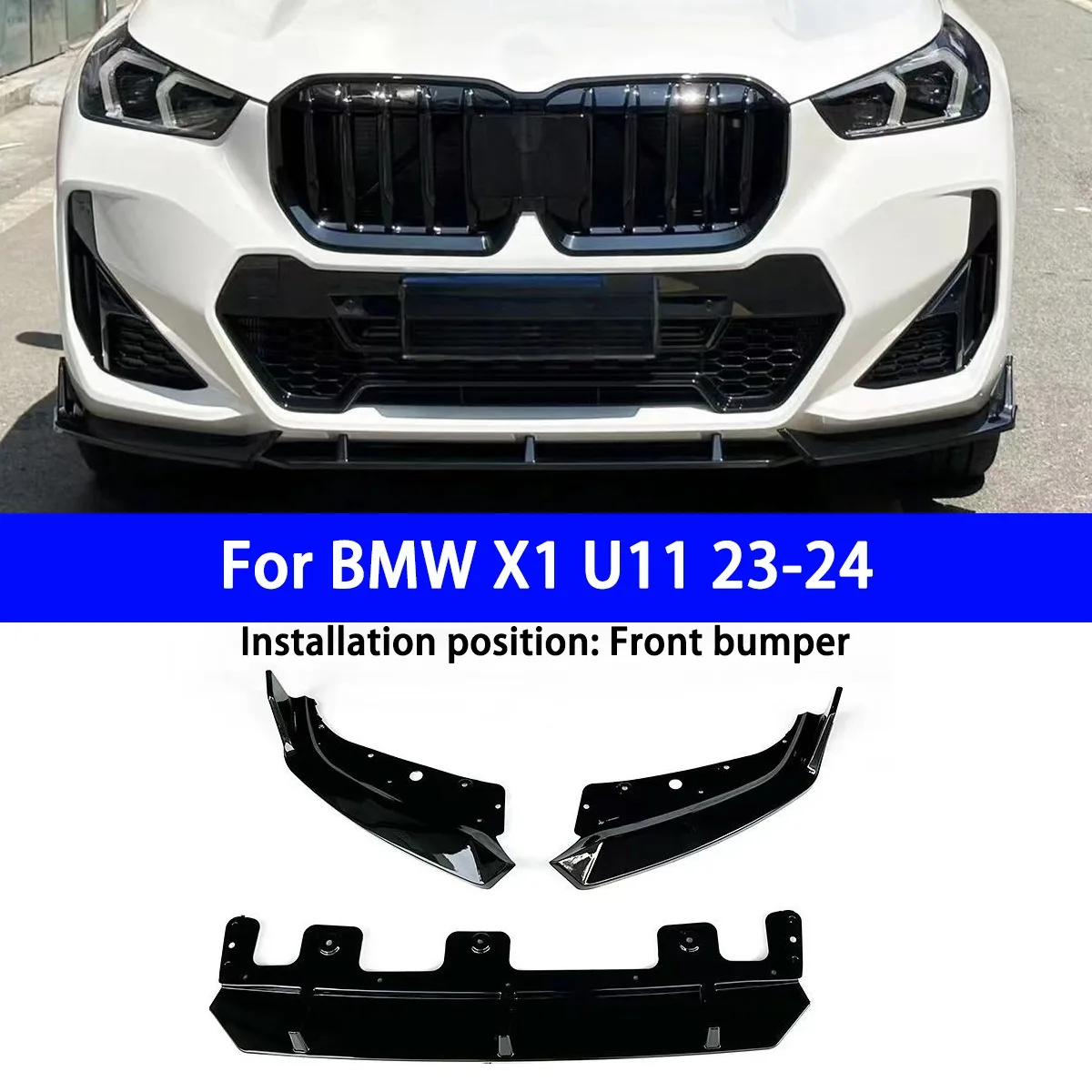 

Suitable for BMW X1 U11 23-24 Sport 3-section Original Car Hole Installation Front Shovel