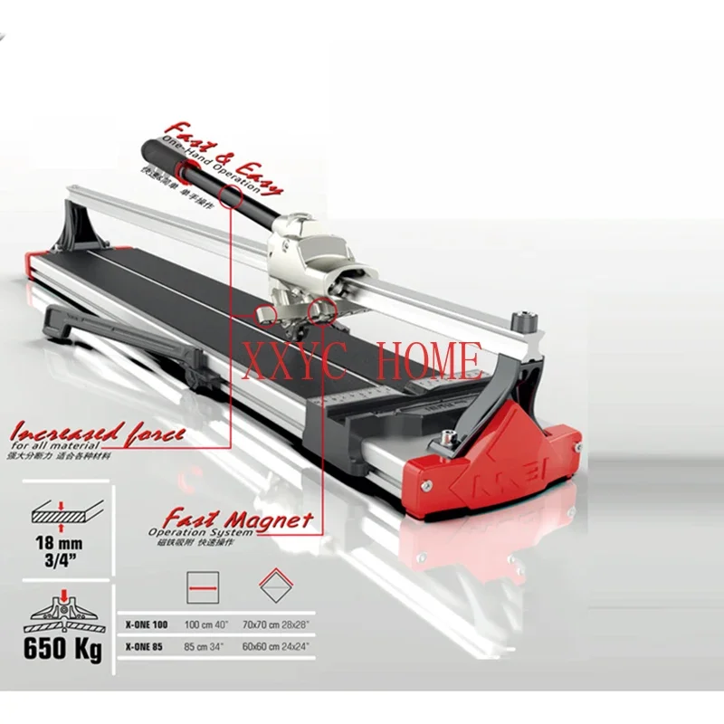 Xone850/Xone1000/Xone1200 Ceramic Tile Cutter Reinforced Manual Ceramic Tile And Floor Tile Push-Pull Knife High-Precision Knife