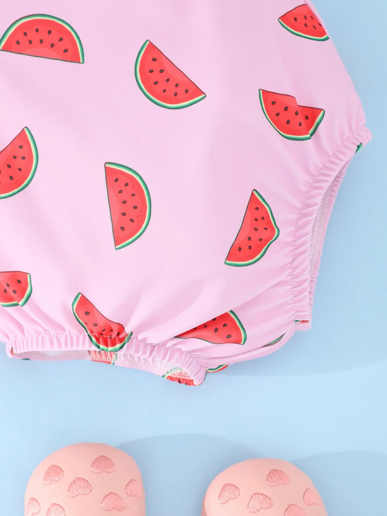 Summer Baby Girls Beach Swimming Holiday Leisure Comfort Cute Sweet Watermelon Print Halter costume intero a triangolo