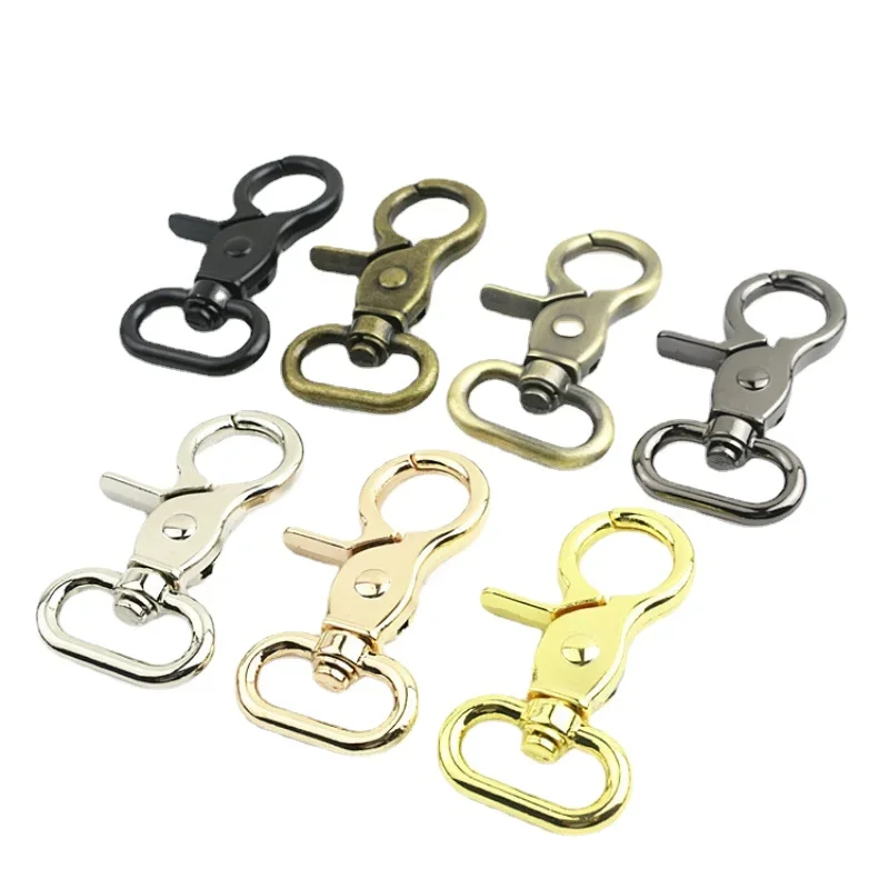 100pcs/Lot Hardware Leather Craft Diy Handbag Backstrap Hook Shoes Clothing Key Chain Connection Buckle Sewing Accessory