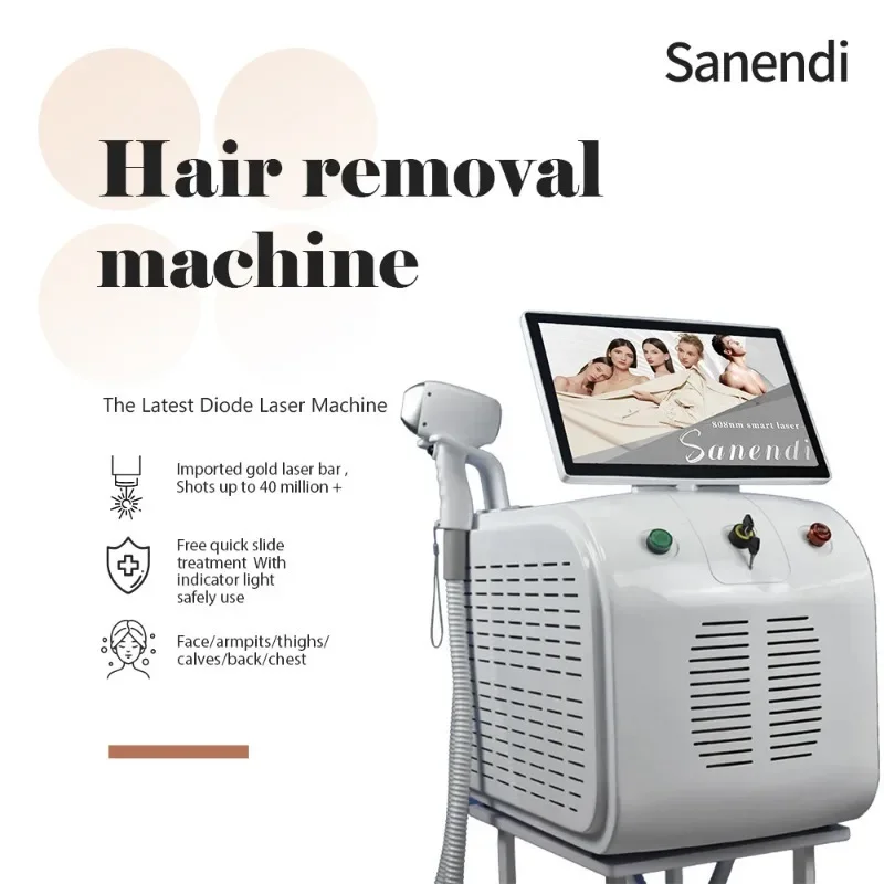 Diode Laser Hair Removal Professional Machine Power Laser 3 Wavelengths Skin rejuvenation Professional Painless Hair Remove