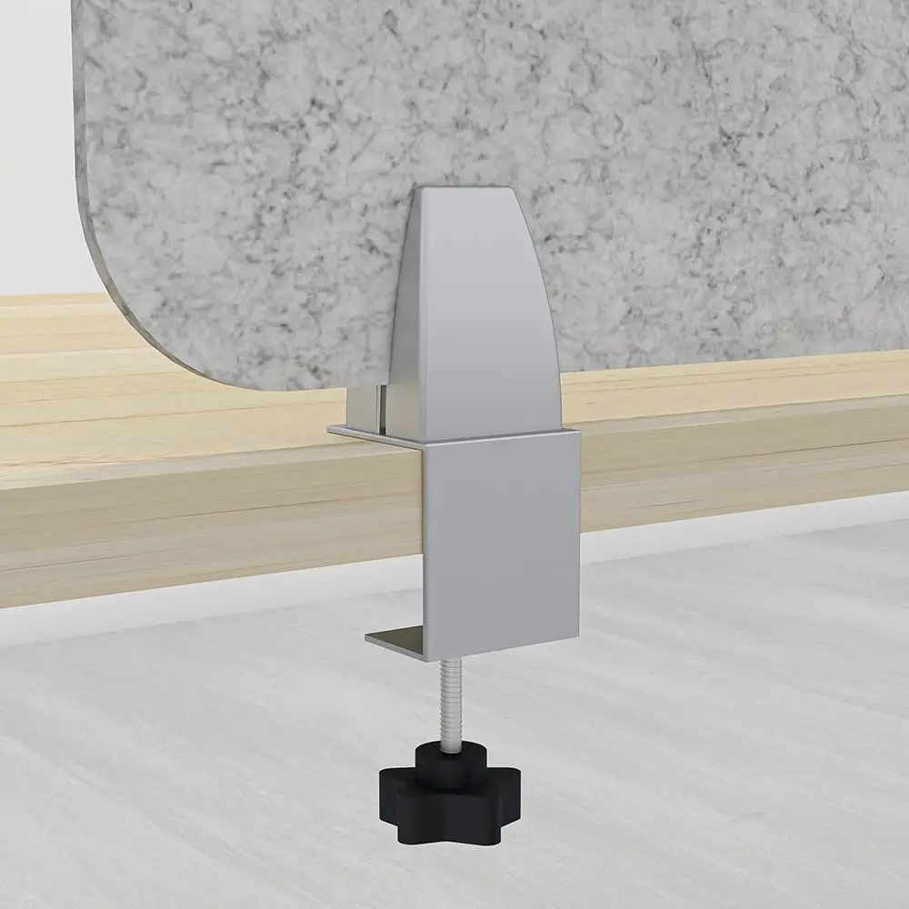 Desktop Acoustic Desk Divider for Privacy | 16 Inch High & 71 Inch Wide | Sound Absor Panel with Noise Reduction