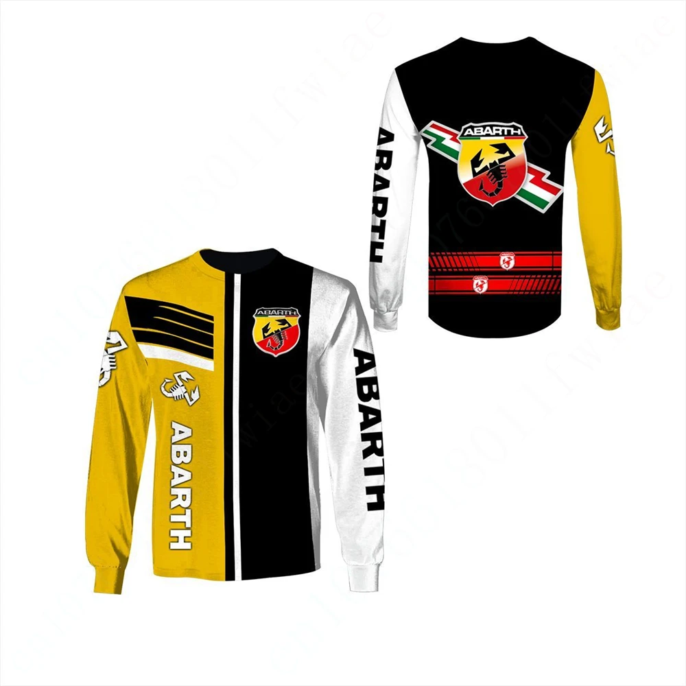 

Abarth Casual T-shirts Anime T Shirt For Men Women Unisex Clothing Harajuku O Neck Long Sleeve Quick Drying Sweatshirt Top
