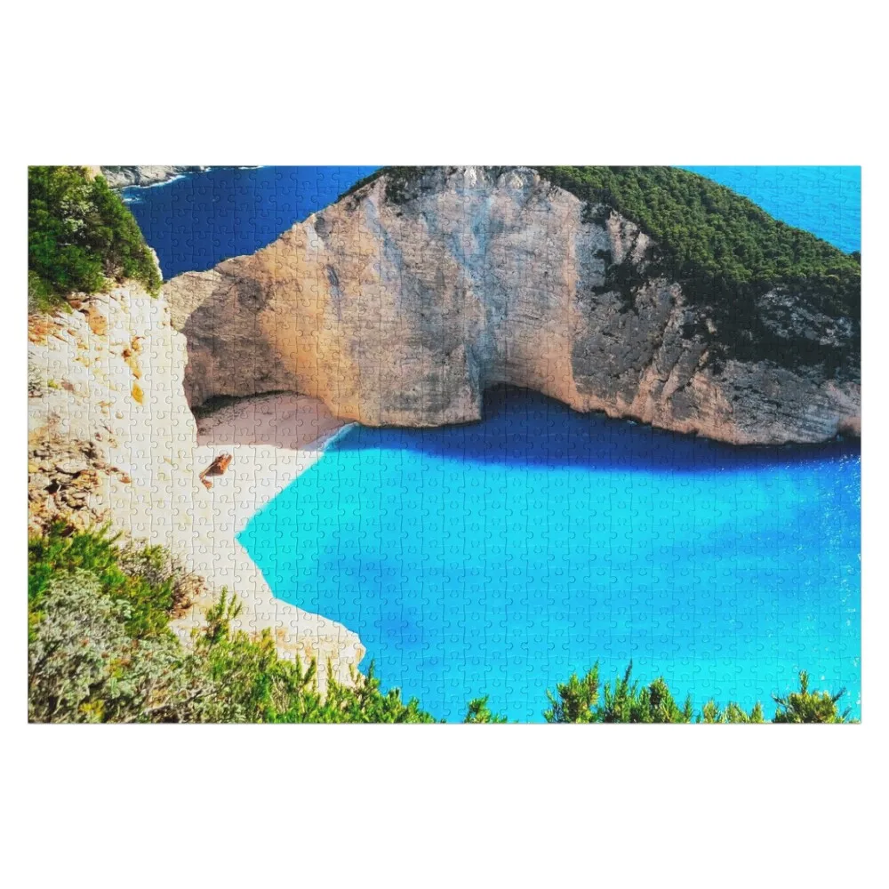 

Zakynthos summer beach Jigsaw Puzzle Custom Name Child Toy Woods For Adults Puzzle