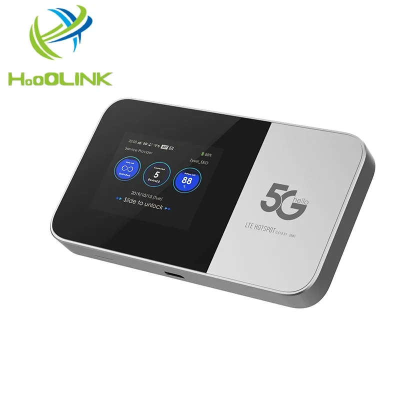 WIFI6 5G MIFIs AX1800Mbps Tragbarer tragbarer 5G WIFI-Router mit 5G NR SA/NSA