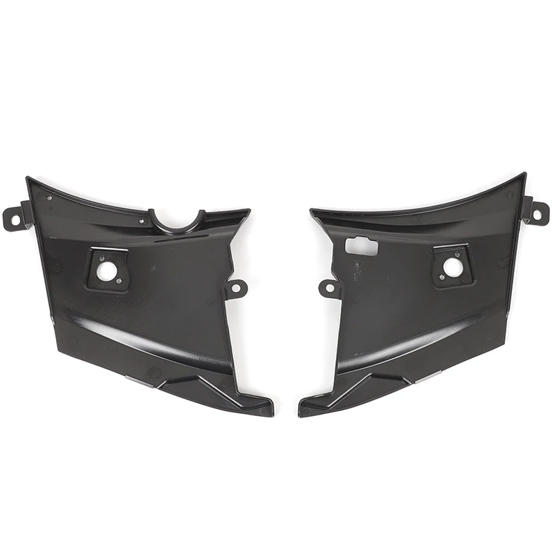 ل 2024 + تويوتا برادو LC250/لاند كروزر المقصورة الأمامية غطاء جانبي لوحة كابينة السيارة الجانبين الغطاء الواقي ABS أسود 2 قطعة