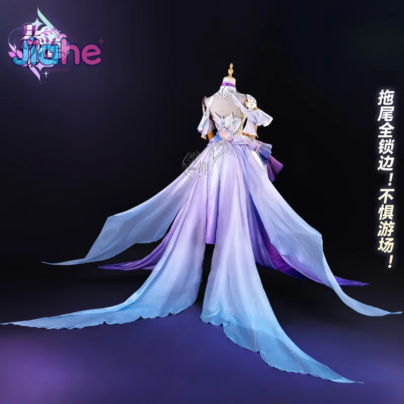 Game Honkai：Star Rail Cyrene Cosplay Costume New Form Cyrene Dress for Women Halloween Carnival Elegant Uniform Props Wig Set view 4
