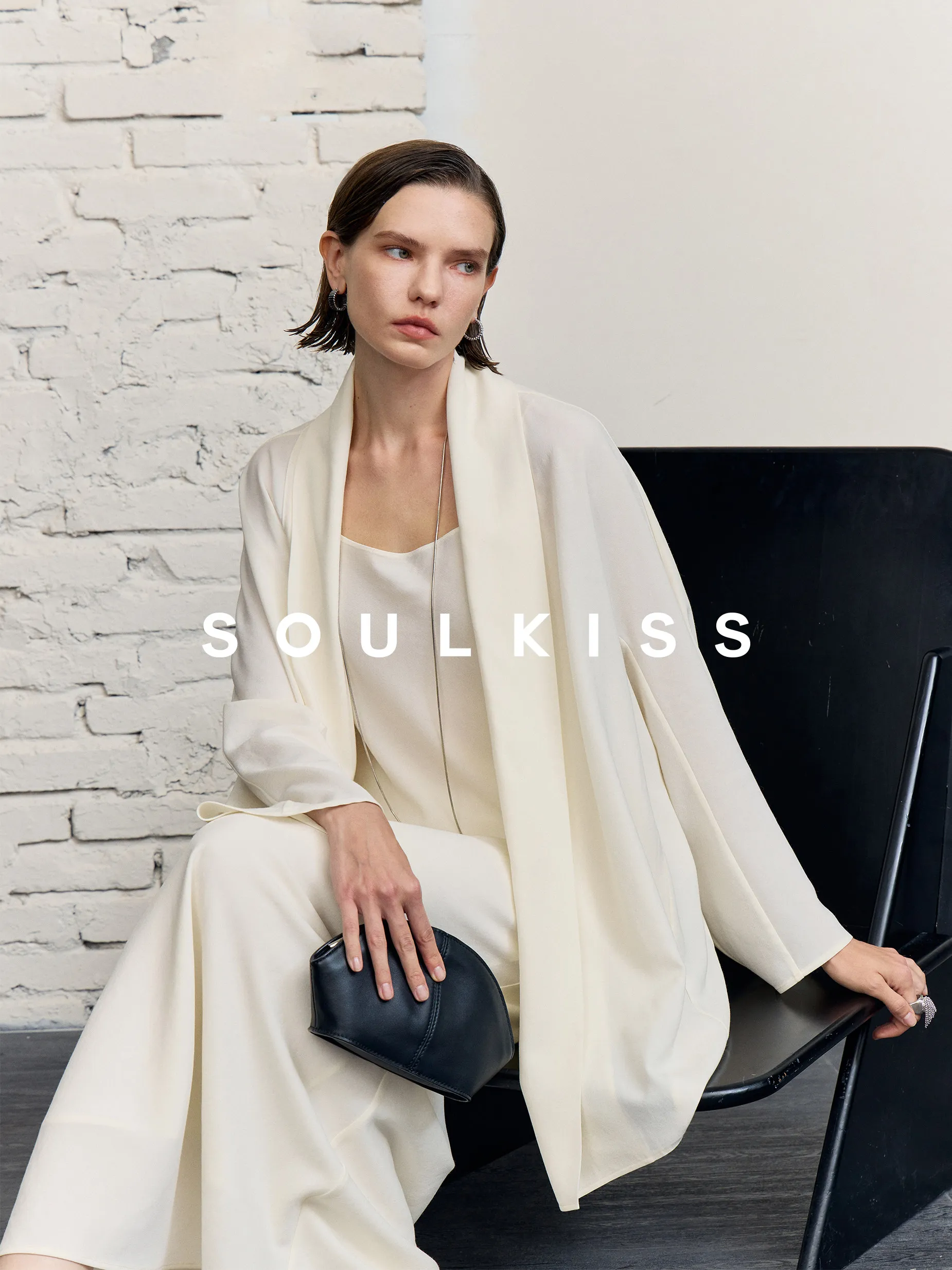

Комплект: классический плащ-халат Soulkiss из ацетатной шерсти и юбка-рыбий хвост, женская юбка свободного кроя со средней талией для офиса и повседневной носки