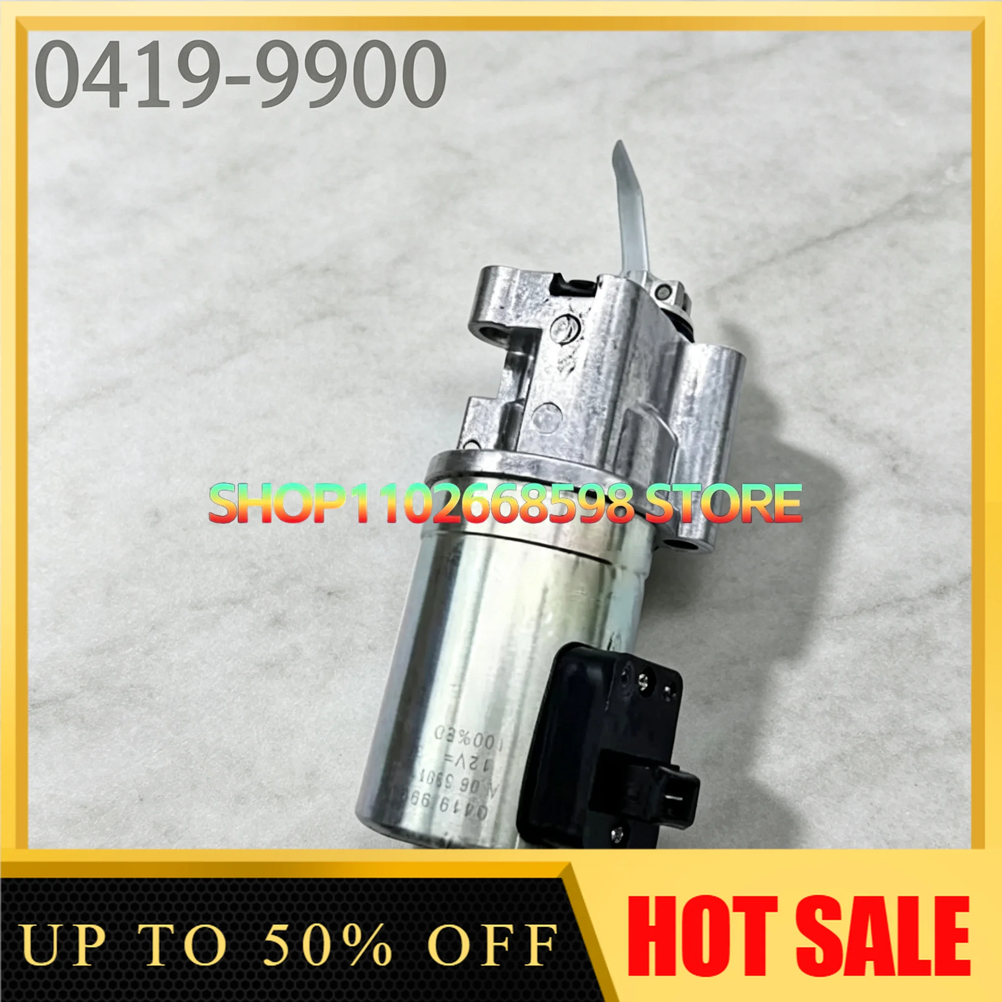 Diesel Engine Flameout Solenoid Valve 0419-9900 Stop Flameout Switch Oil Cut-off Valve for Engine Maintenance