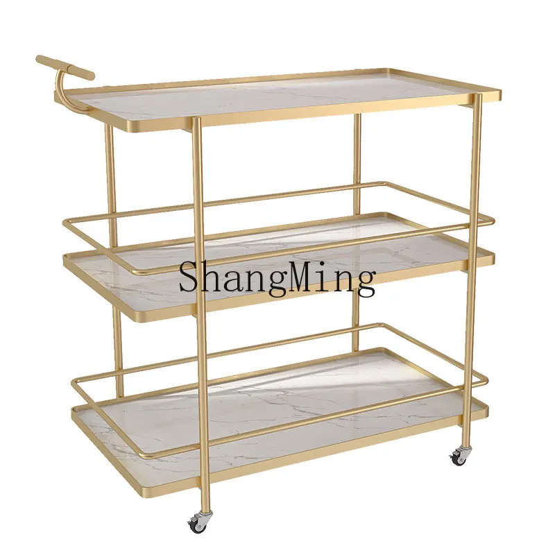 FG good-looking beauty cart trolley beauty salon storage mobile cart rack 2